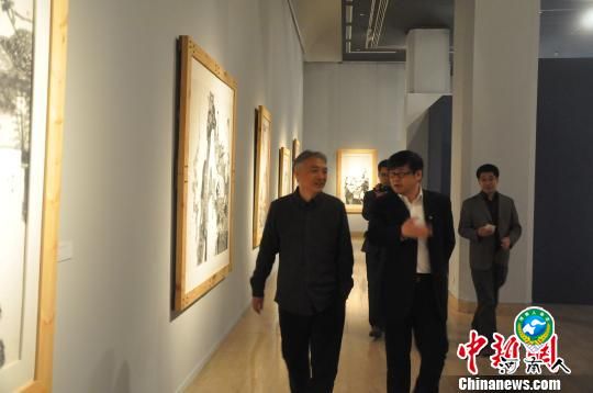 河南美术馆馆长化建国水墨个展亮相中国美术馆