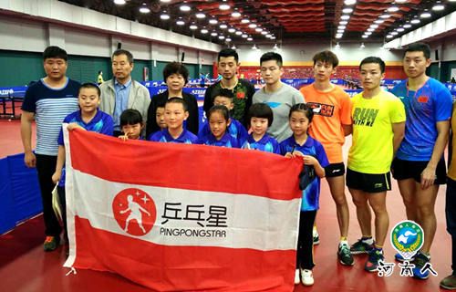 郑州“乒乓星”走进国家队 刘国梁：你们比我小时候幸运多了
