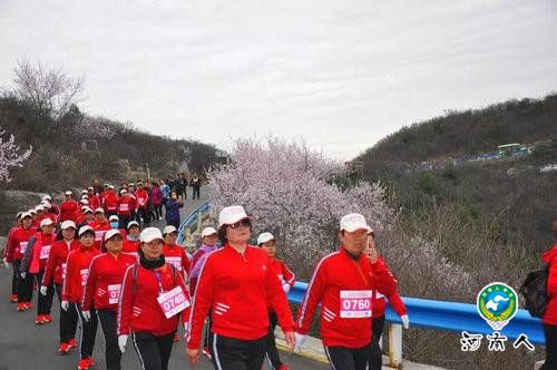 青天河风景区:一山桃花 盎然一个春天